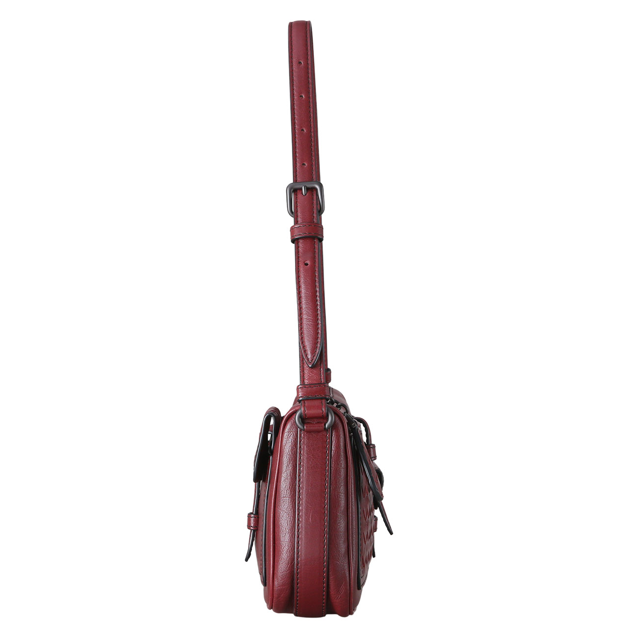 BOTTEGA VENETA(USED)보테가베네타 멀티 포켓 레더 숄더백